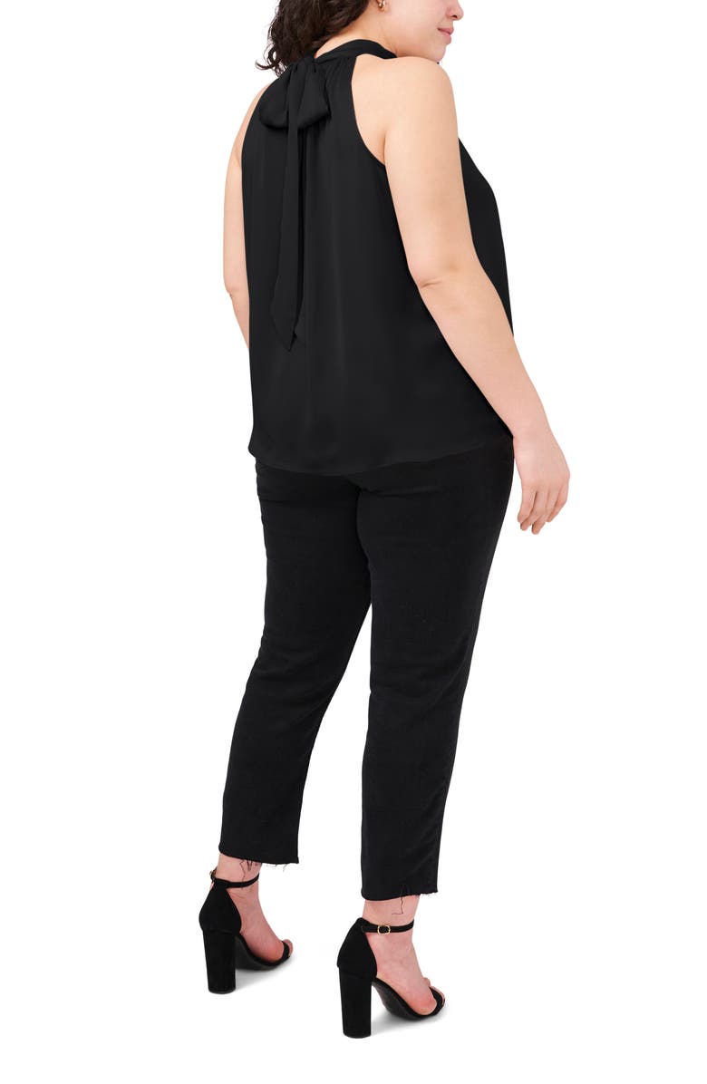 1.STATE Halter Neck Satin Top, Alternate, color,