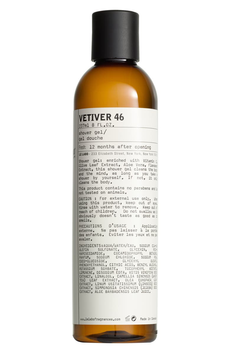 Le Labo Vetiver 46 Shower Gel, Alternate, color, 