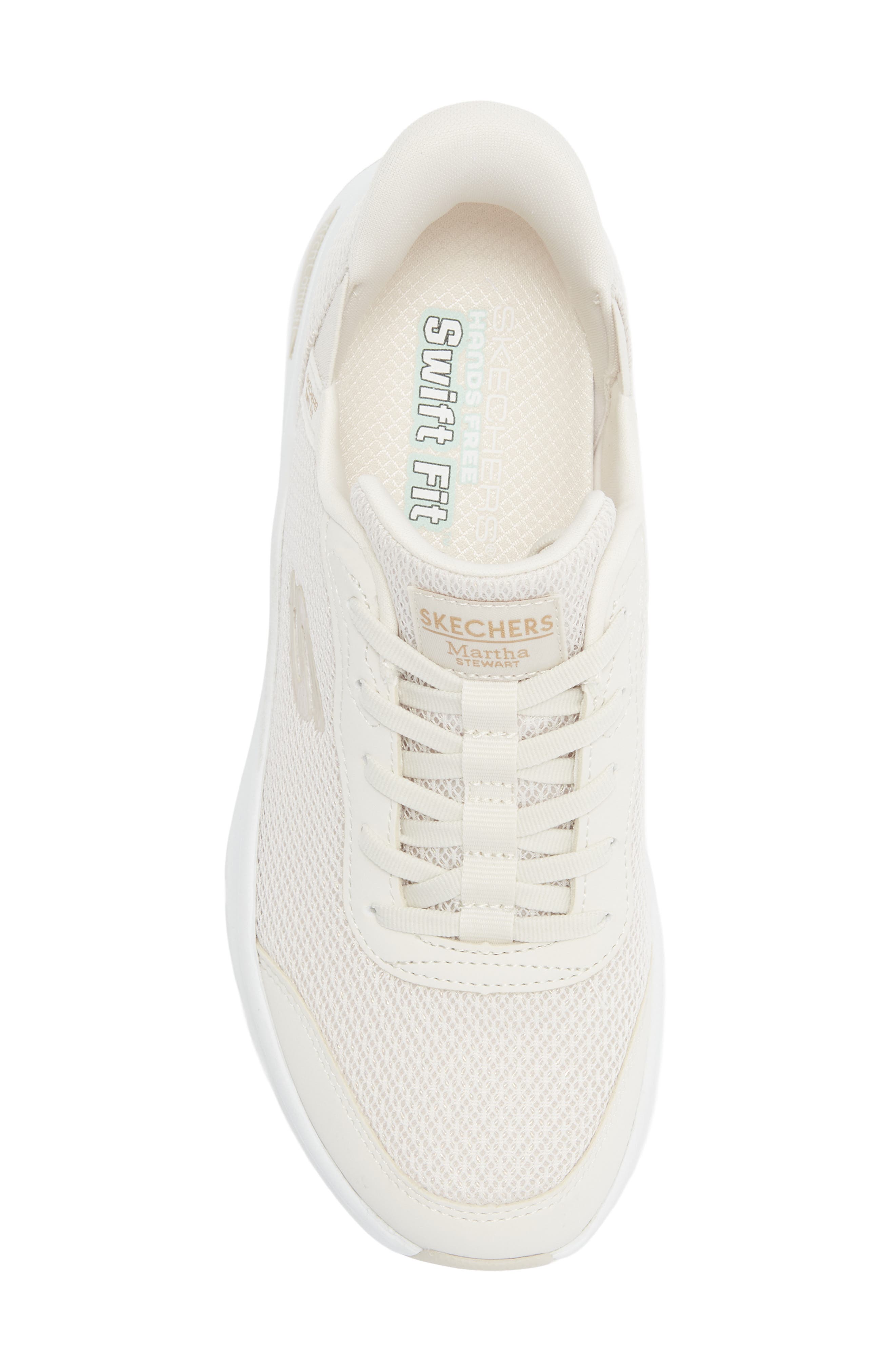 SKECHERS x Martha Stewart Arch Fit Sneaker, Alternate, color, Natural
