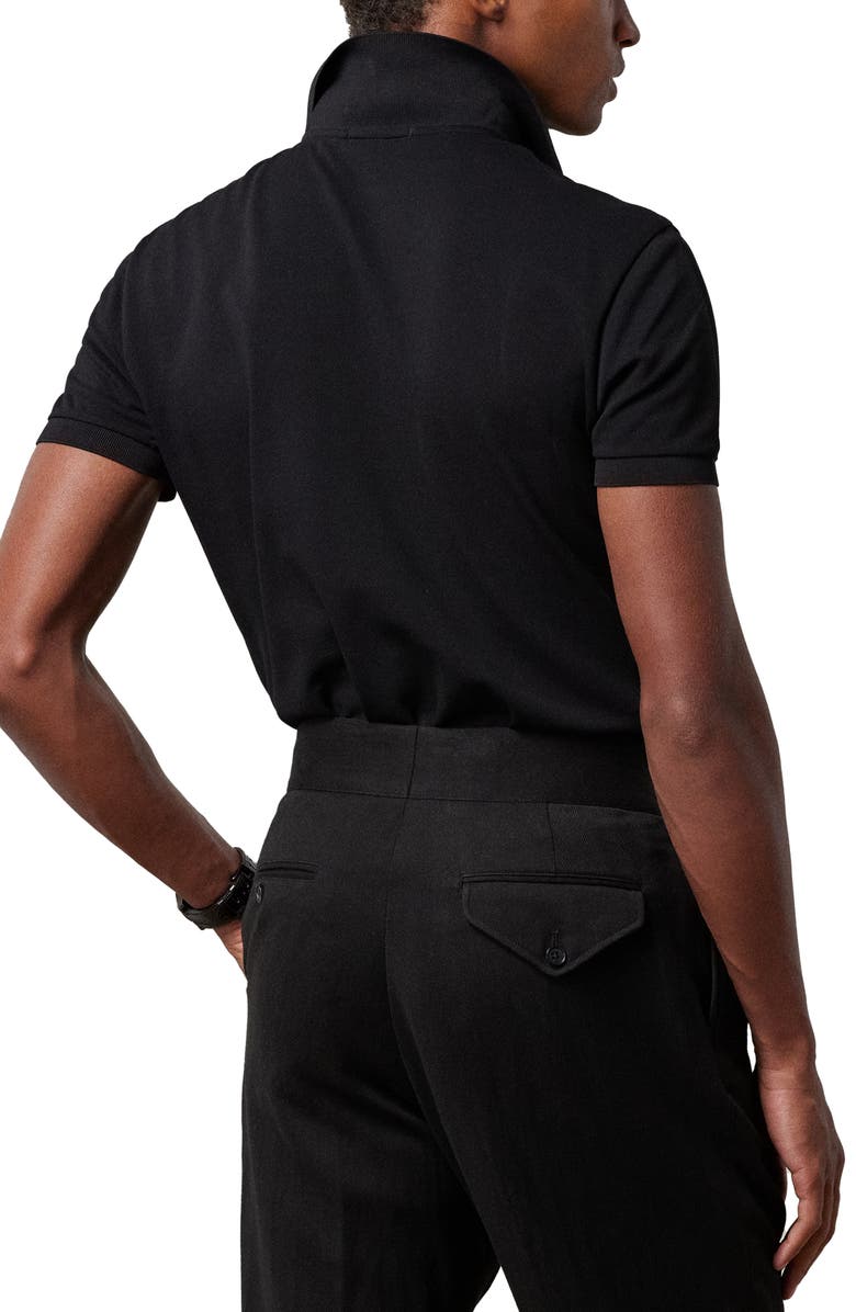 Ralph Lauren Purple Label Embroidered Logo Cotton Piqué Polo, Alternate, color,