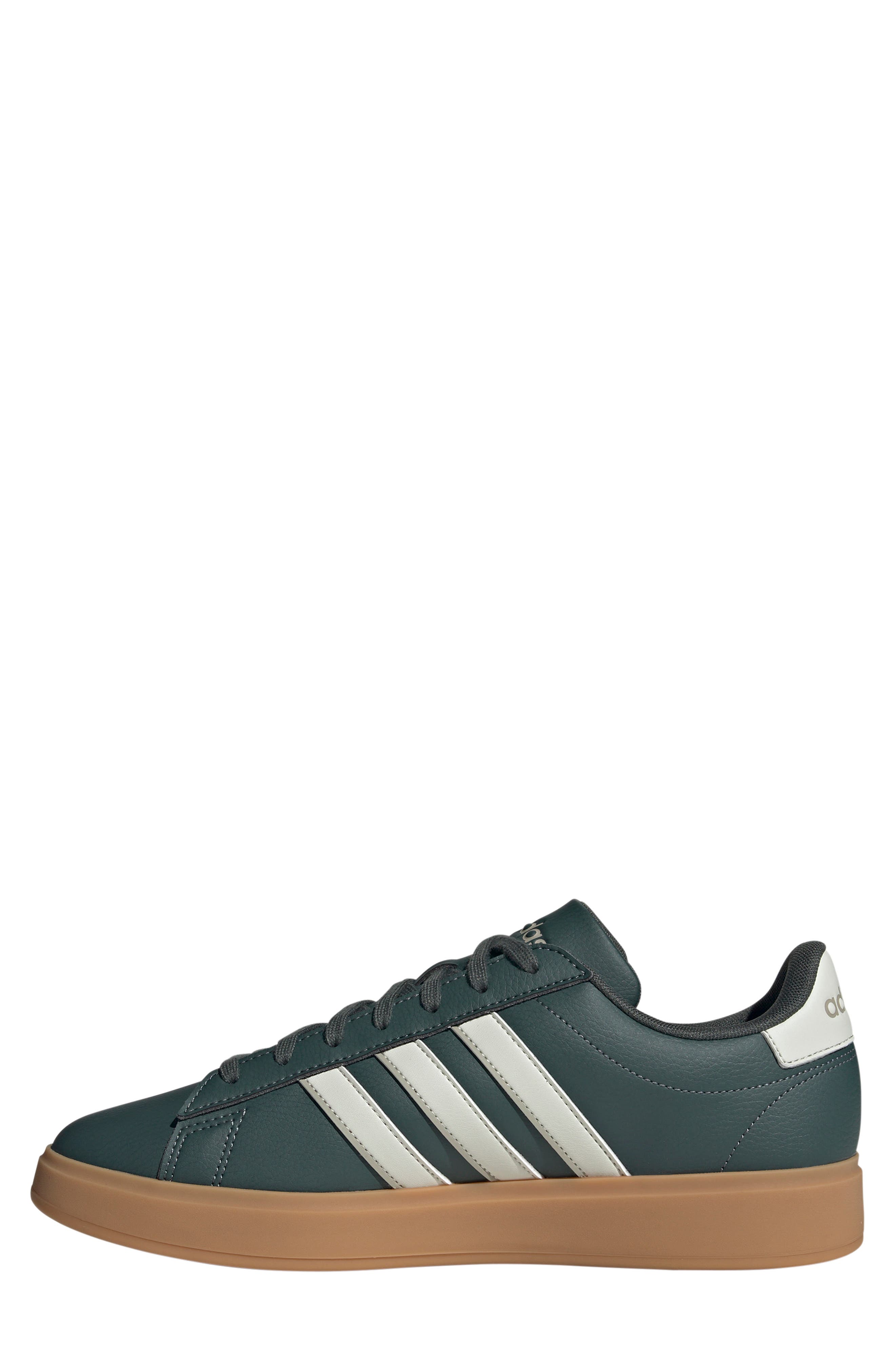 adidas Grand Court Cloudfoam Comfort Sneaker, Alternate, color, Ivy/ Orbit Grey/ Putty Beige