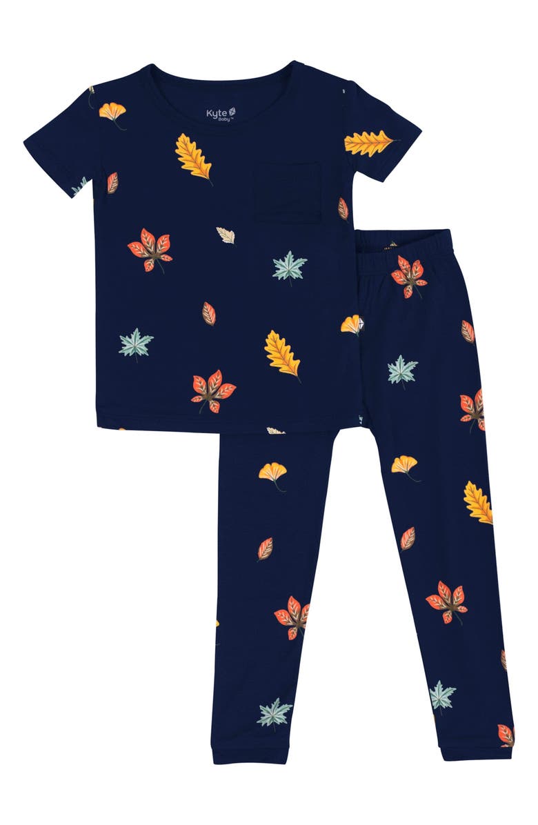 Kyte BABY Kids' Foliage 2-Piece Pajamas, Main, color, Foliage