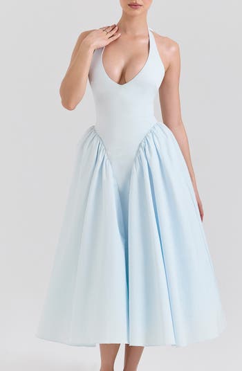 Marilyn Halter Midi Dress