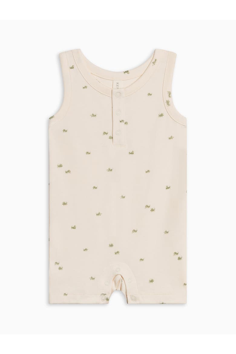 Nile Organic Tank Romper, Main, color, Grasshopper / Fern + Mint