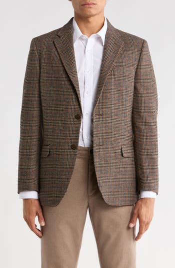 Nautica Notch Lapel Dinner Jacket In Brown