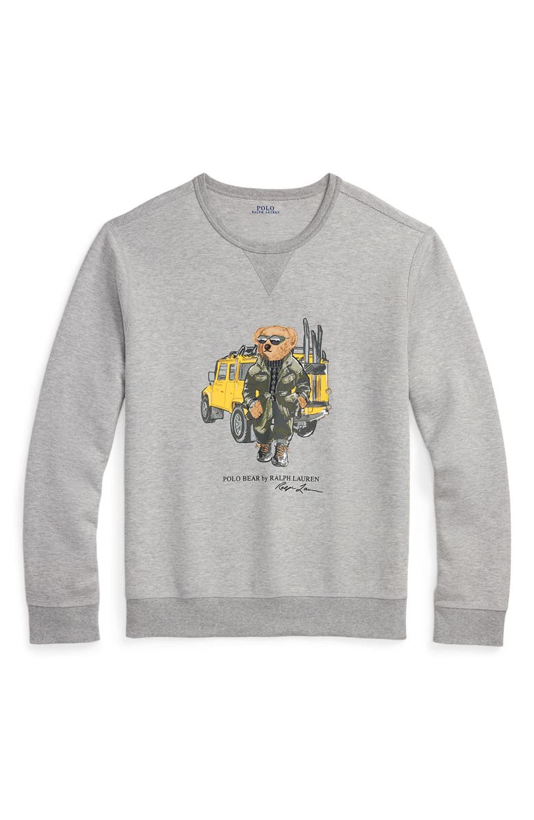 Polo Ralph Lauren Polo Bear Double Knit Graphic Sweatshirt, Alternate, color, 