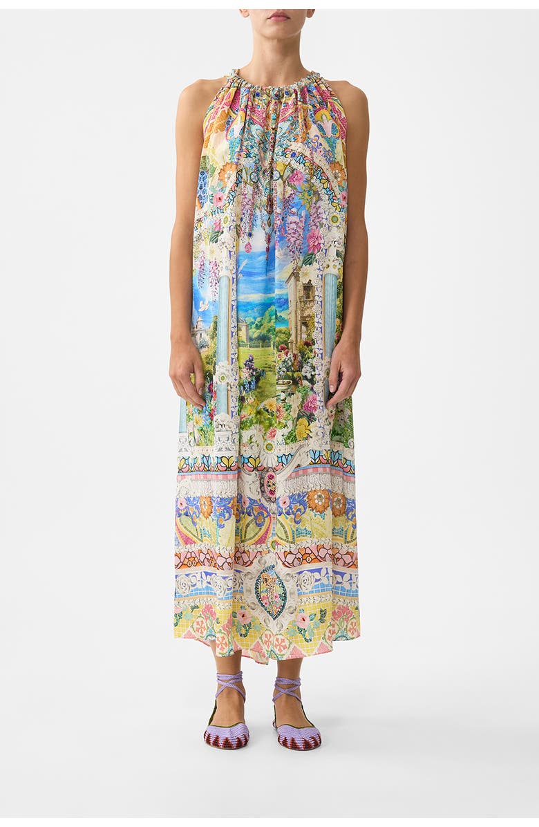 Camilla Drawstring Dress, Main, color, Navàs Nouveau