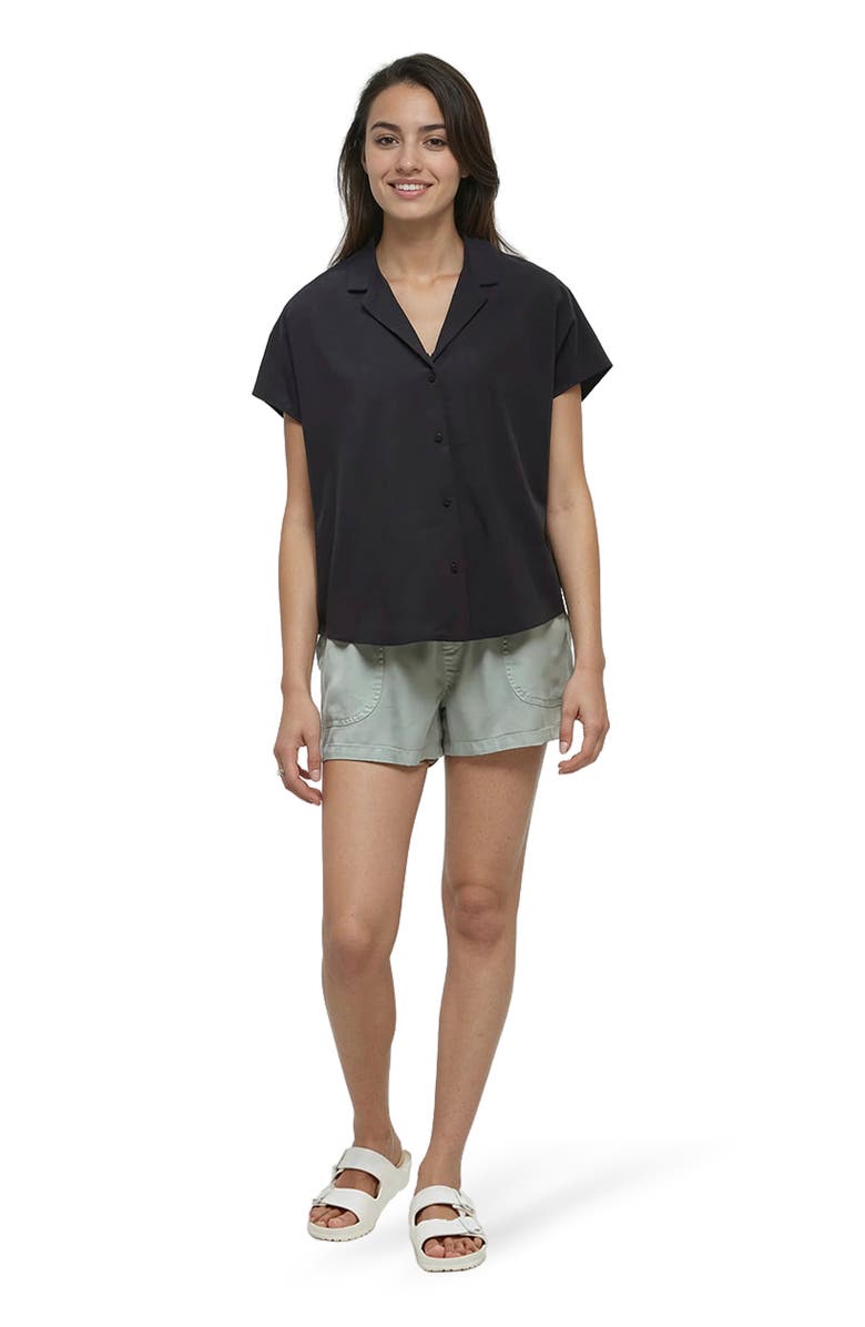 tentree Harding Shirt, Main, color, Meteorite Black