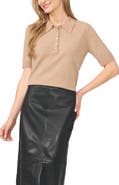 Ted Baker Remy Short Sleeve Button Detail Sweater