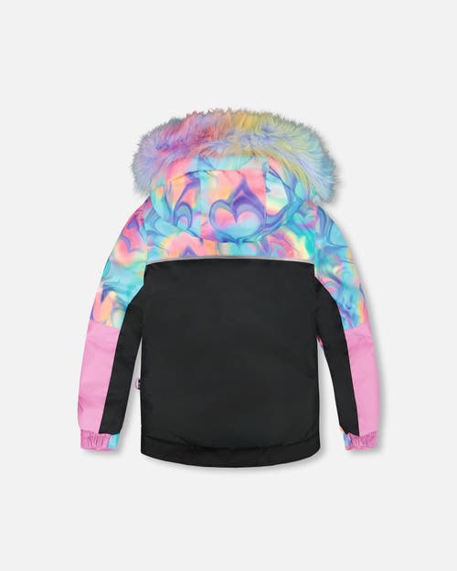 Deux Par Deux Two-piece Play Snowsuit In Multi