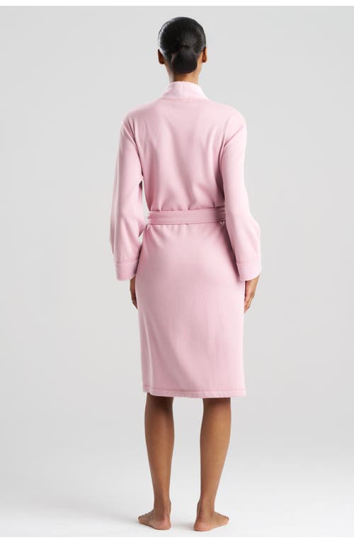 Natori Edit Nova Cozy Brushed Knit Dream Robe In Pink