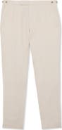 Reiss Atlantic Tailored Fit Linen Pants