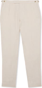 Reiss Atlantic Tailored Fit Linen Pants