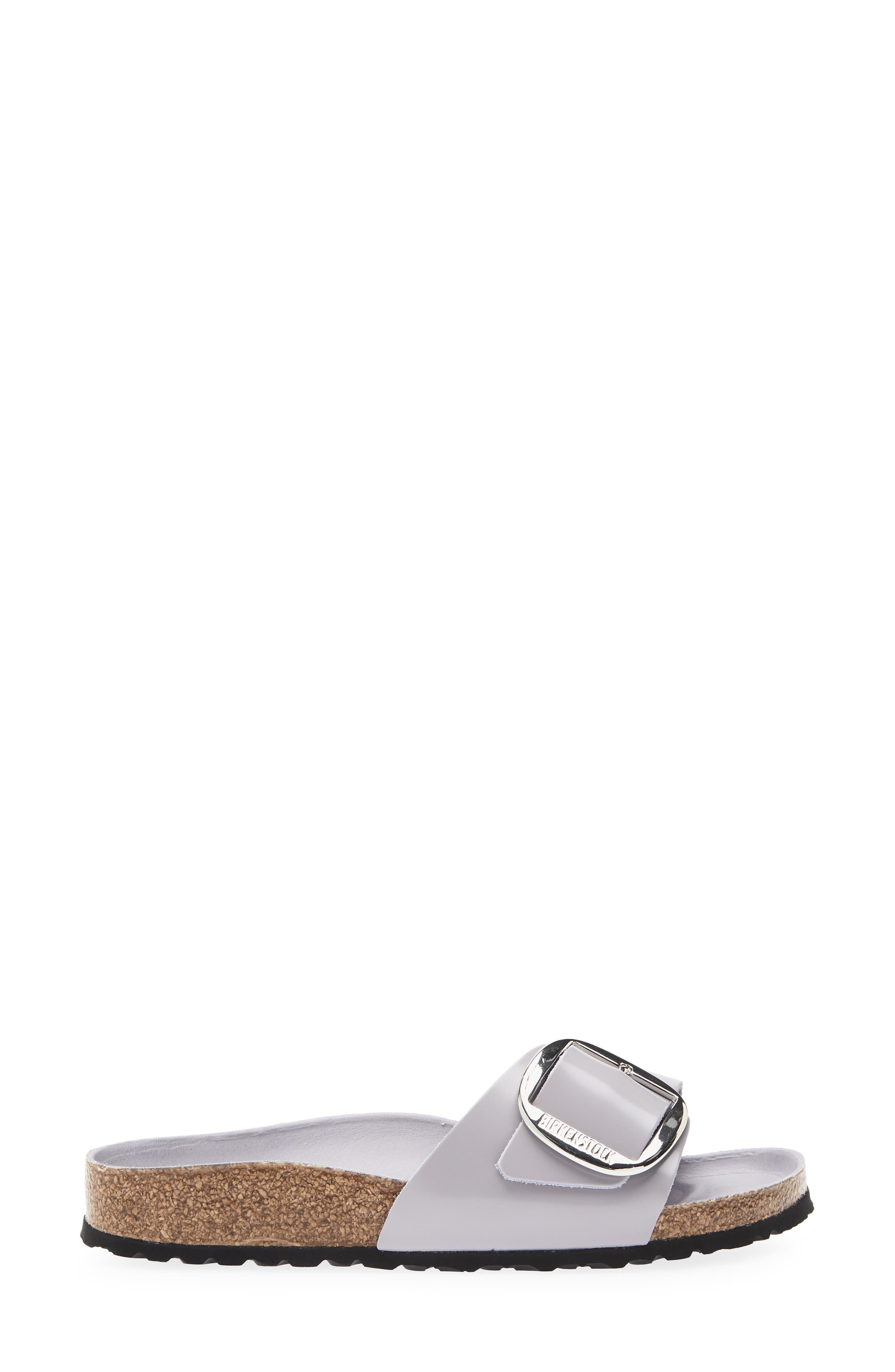 Madrid Big Buckle Slide Sandal, Alternate, color, LAVENDER SKY