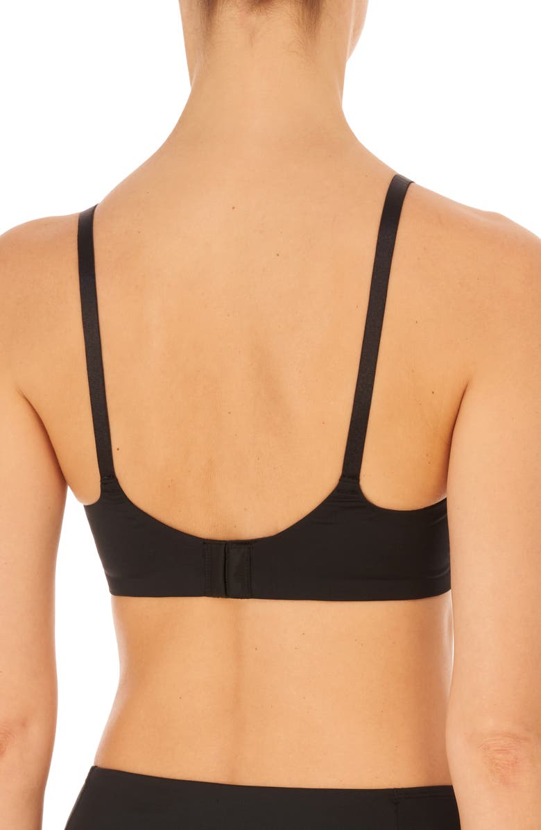 Natori Liquid Full Fit Balconette T-Shirt Bra, Alternate, color, Black