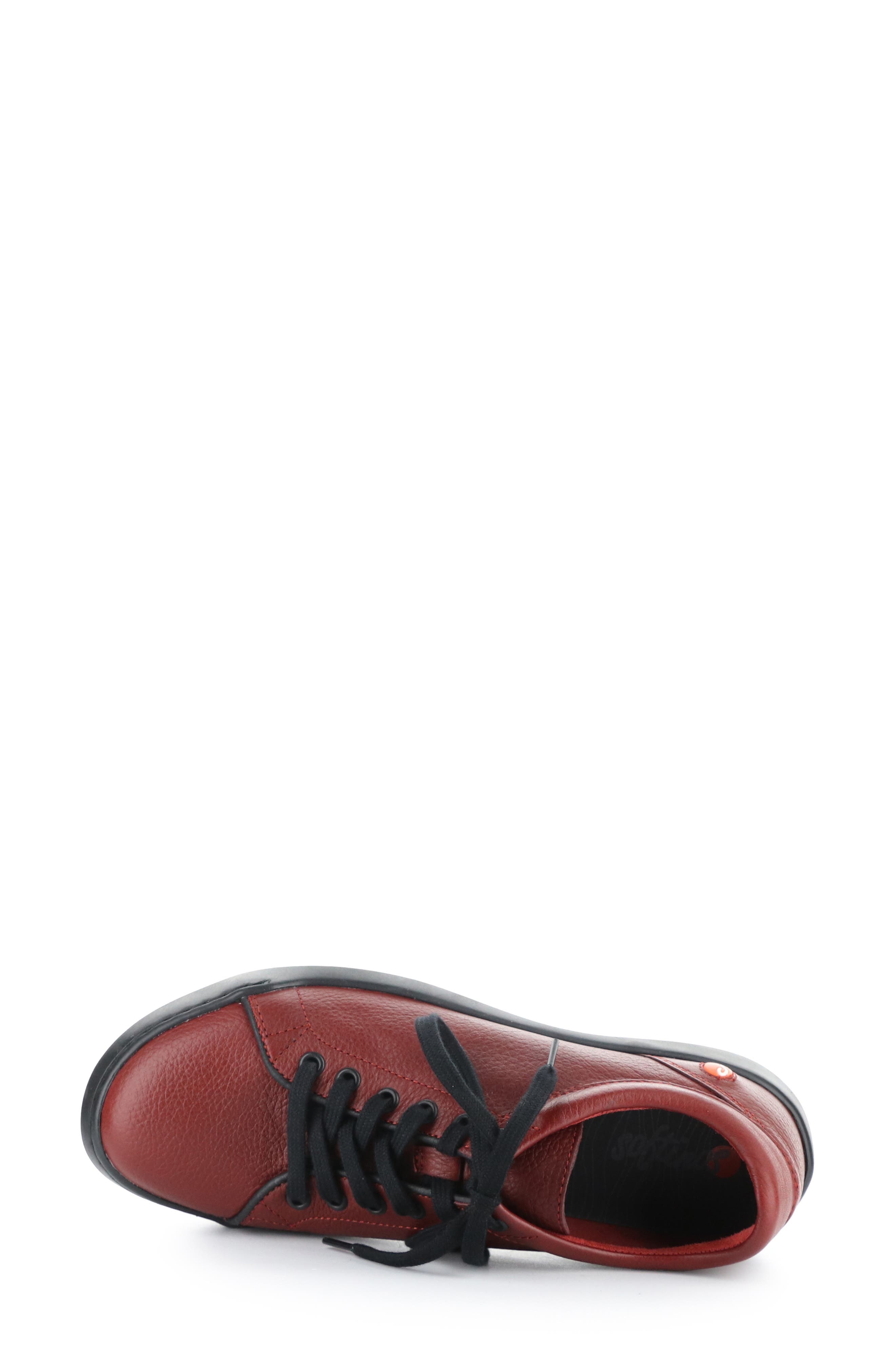 Softinos by Fly London Baio Sneaker, Alternate, color, 002 Red Floater Leather