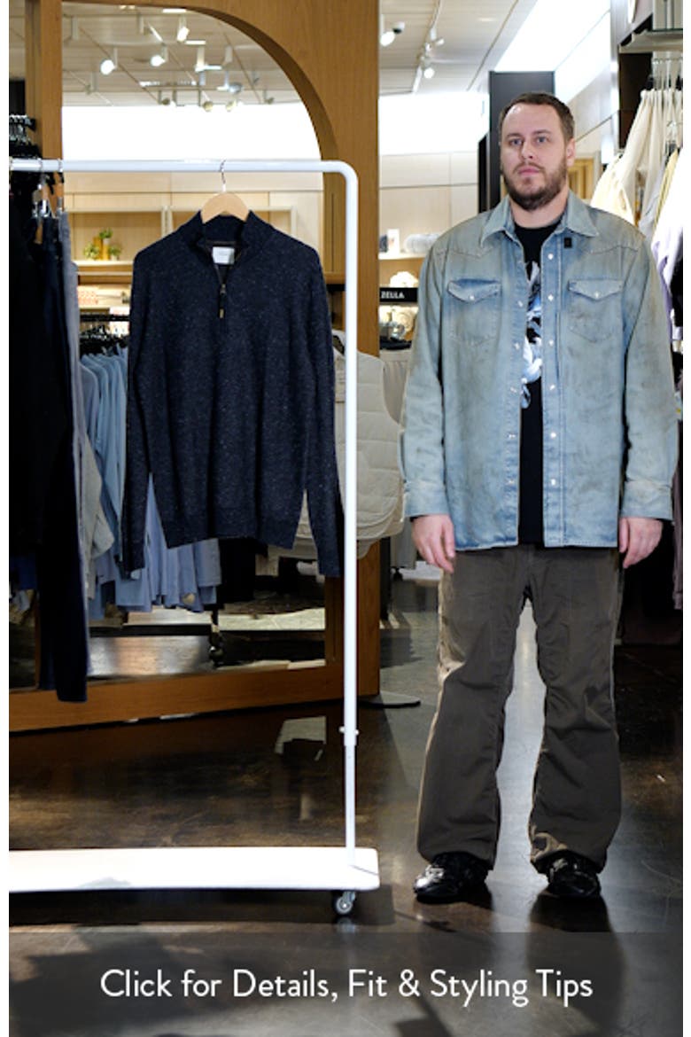 Bird's Eye Half Zip Sweater video