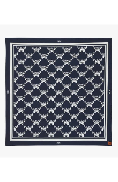 Lauretos Monogram Bandana Scarf