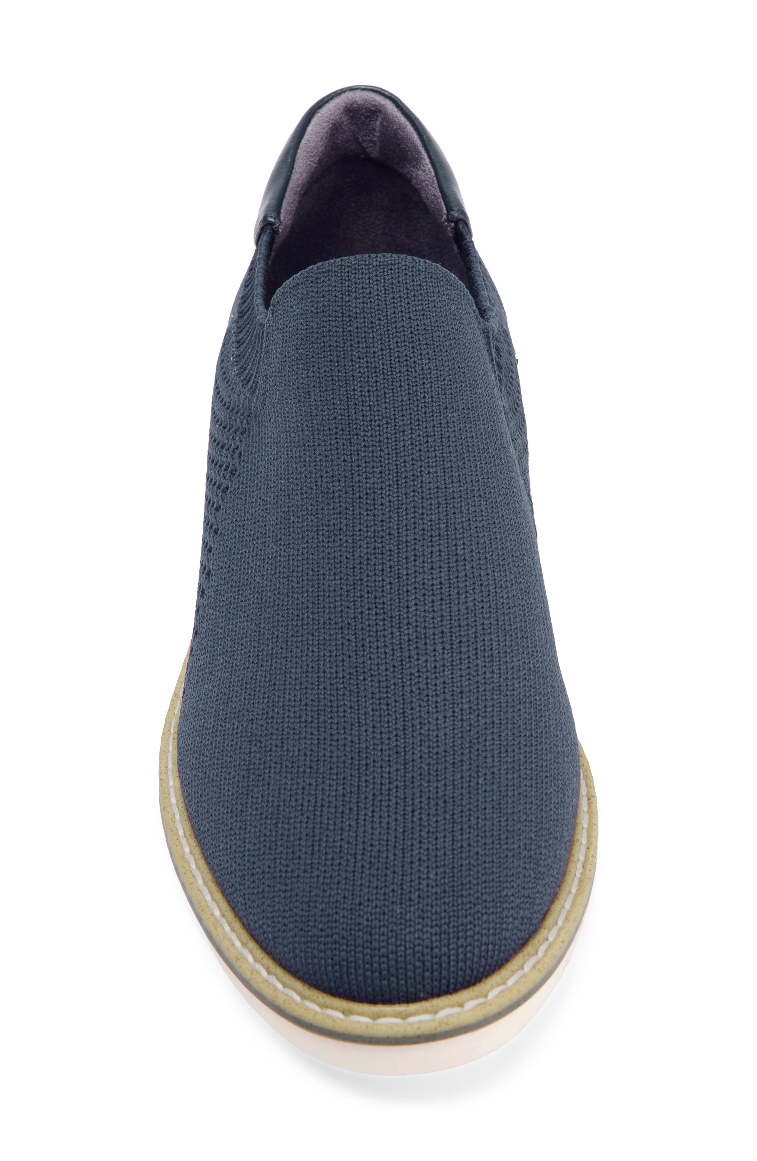 Andie Slip-On Wedge Sneaker, Alternate, color, NAVY
