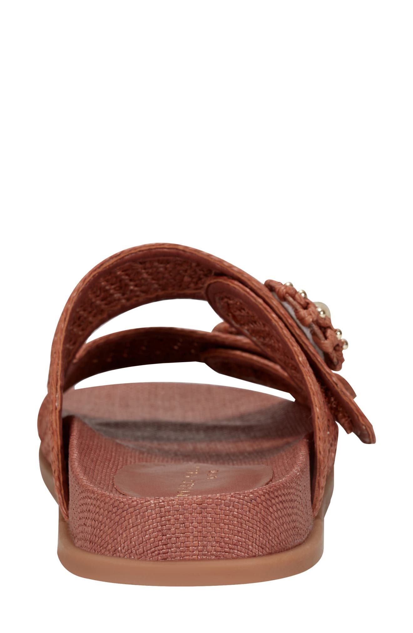 Marc Fisher LTD Valena Slide Sandal, Alternate, color, Brown