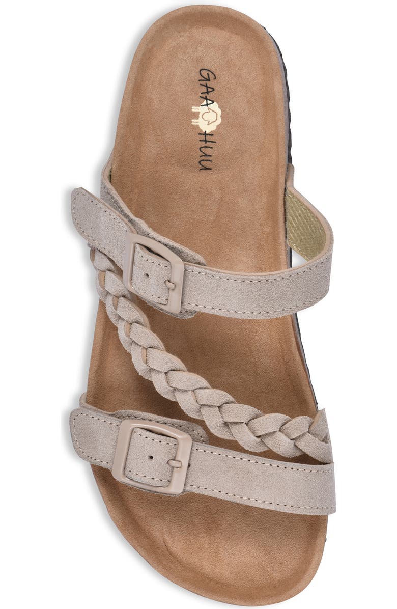 GAAHUU Braided Slide Sandal, Alternate, color, Tan