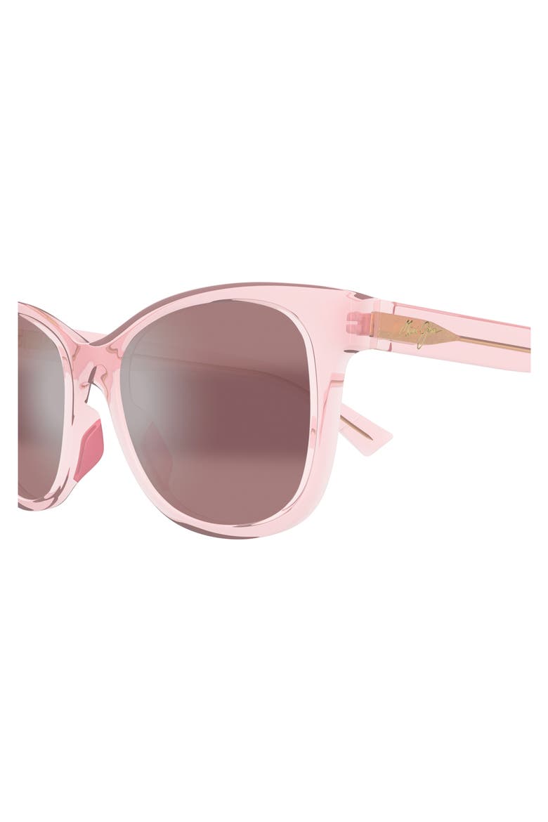 Kioppa 54mm PolarizedPlus2® Butterfly Sunglasses, Alternate, color, PINK/ MAUI ROSE