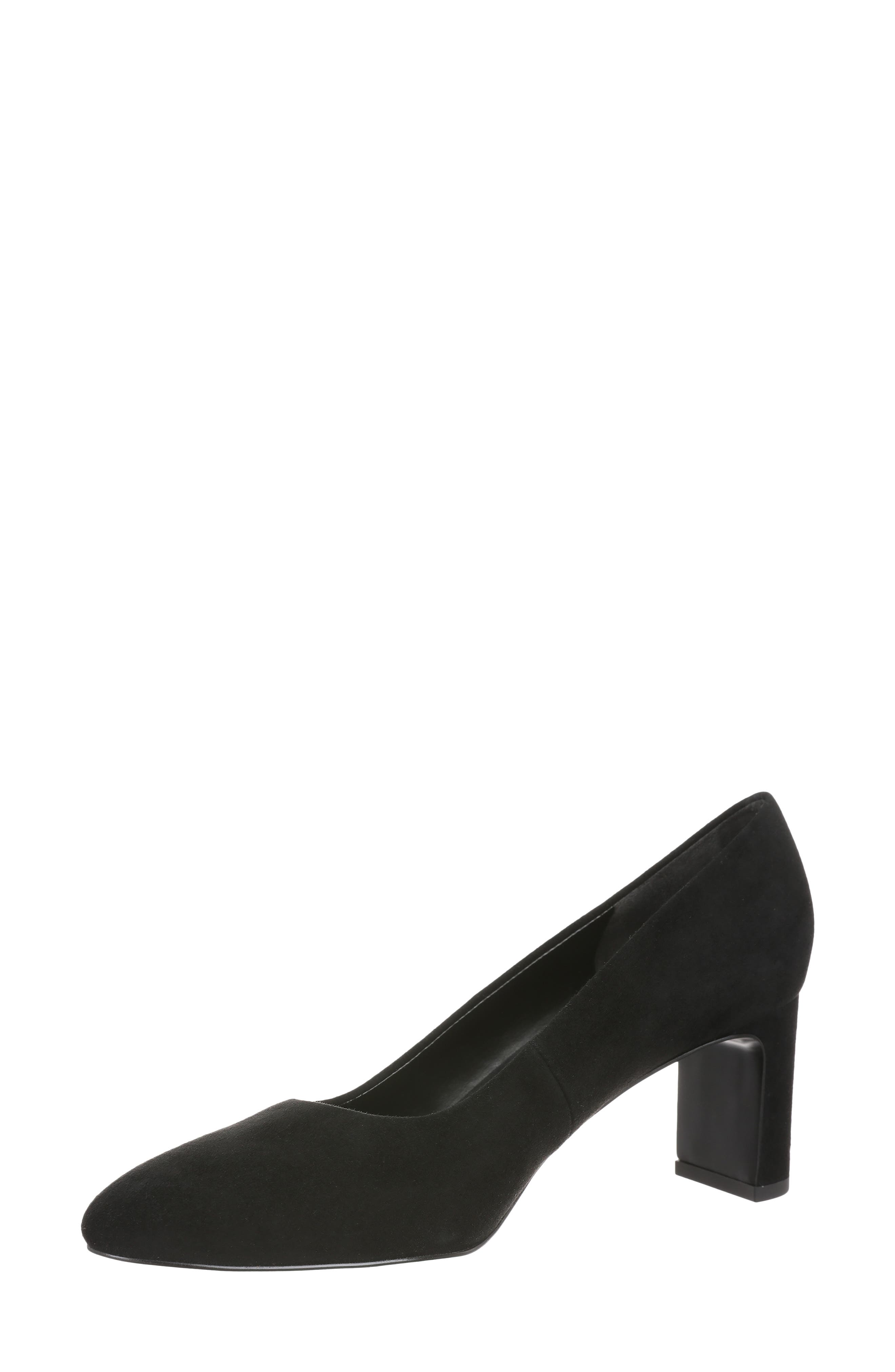 Nordstrom Greta Almond Toe Pump, Alternate, color, Black