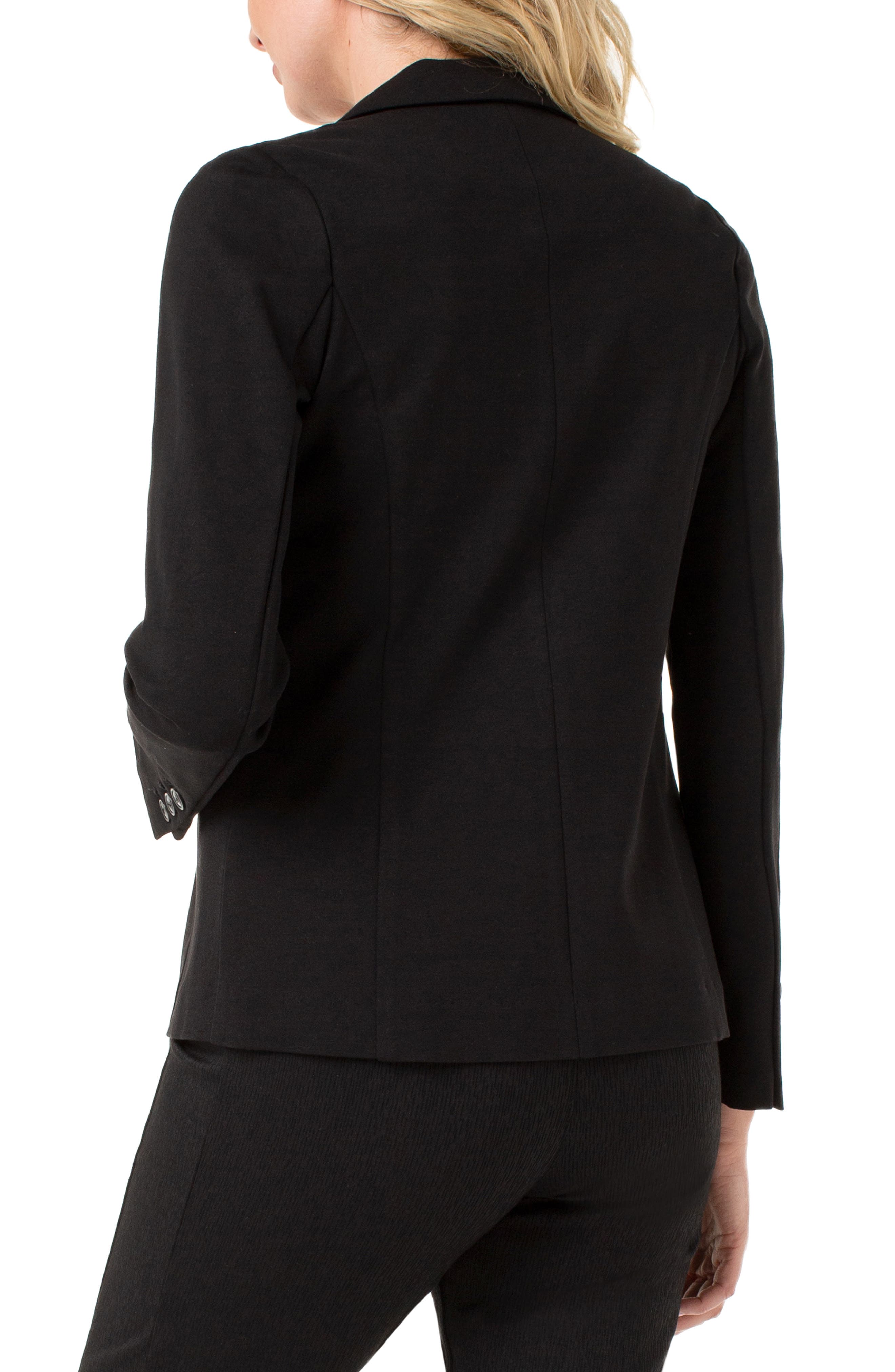 Fitted Knit Blazer - image 2