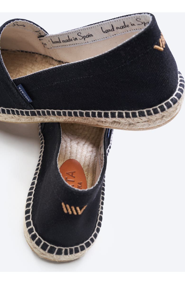 VISCATA Sitges Canvas Men's Espadrilles, Alternate, color, Black