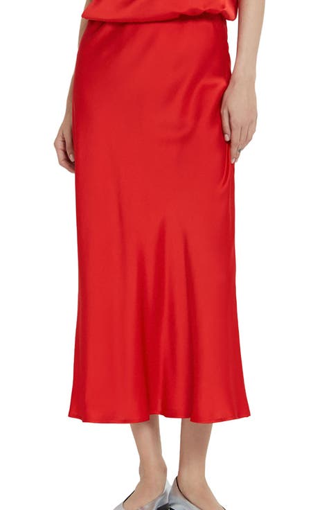 Viscose Fluid Long Skirt