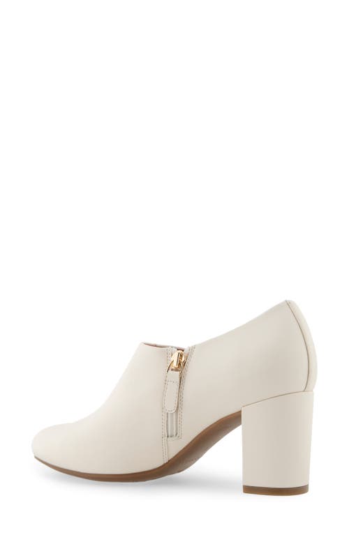 Aerosoles Bree Block Heel Bootie In White