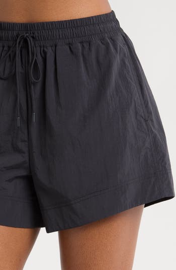 Road Trip Crinkle Nylon Shorts