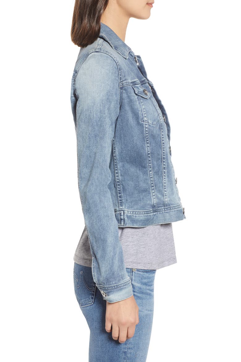'Robyn' Denim Jacket, Alternate, color, STREAMSIDE