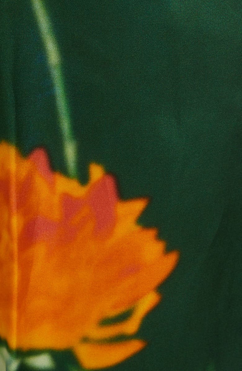 Dries Van Noten Palmira Floral Print Pull-On Pants, Alternate, color, 