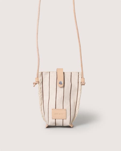 Graf & Lantz Graf Lantz Hana Canvas Phone Crossbody In White