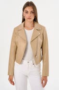 LAMARQUE Pascale | Fitted Faux Leather Jacket