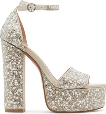 Glam Ankle Strap Platform Sandal