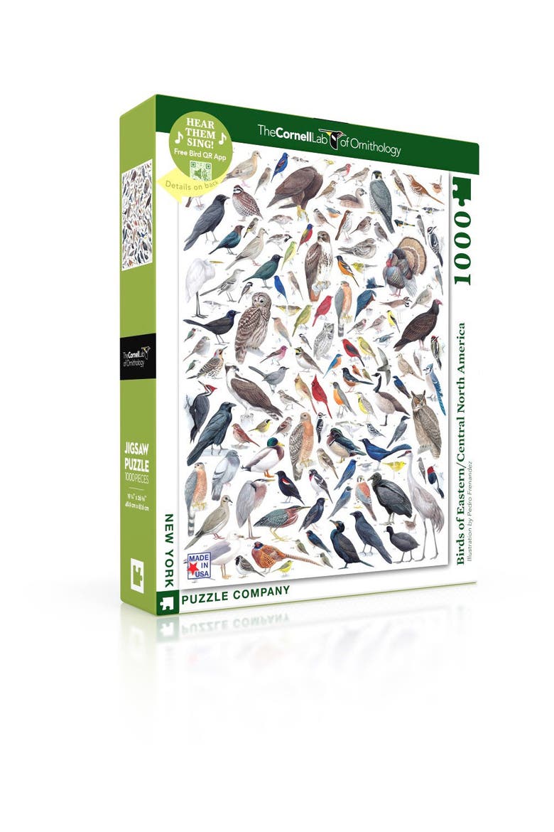 Birds of Eastern/Central North America 1000 Piece Puzzle, Alternate, color, No Color