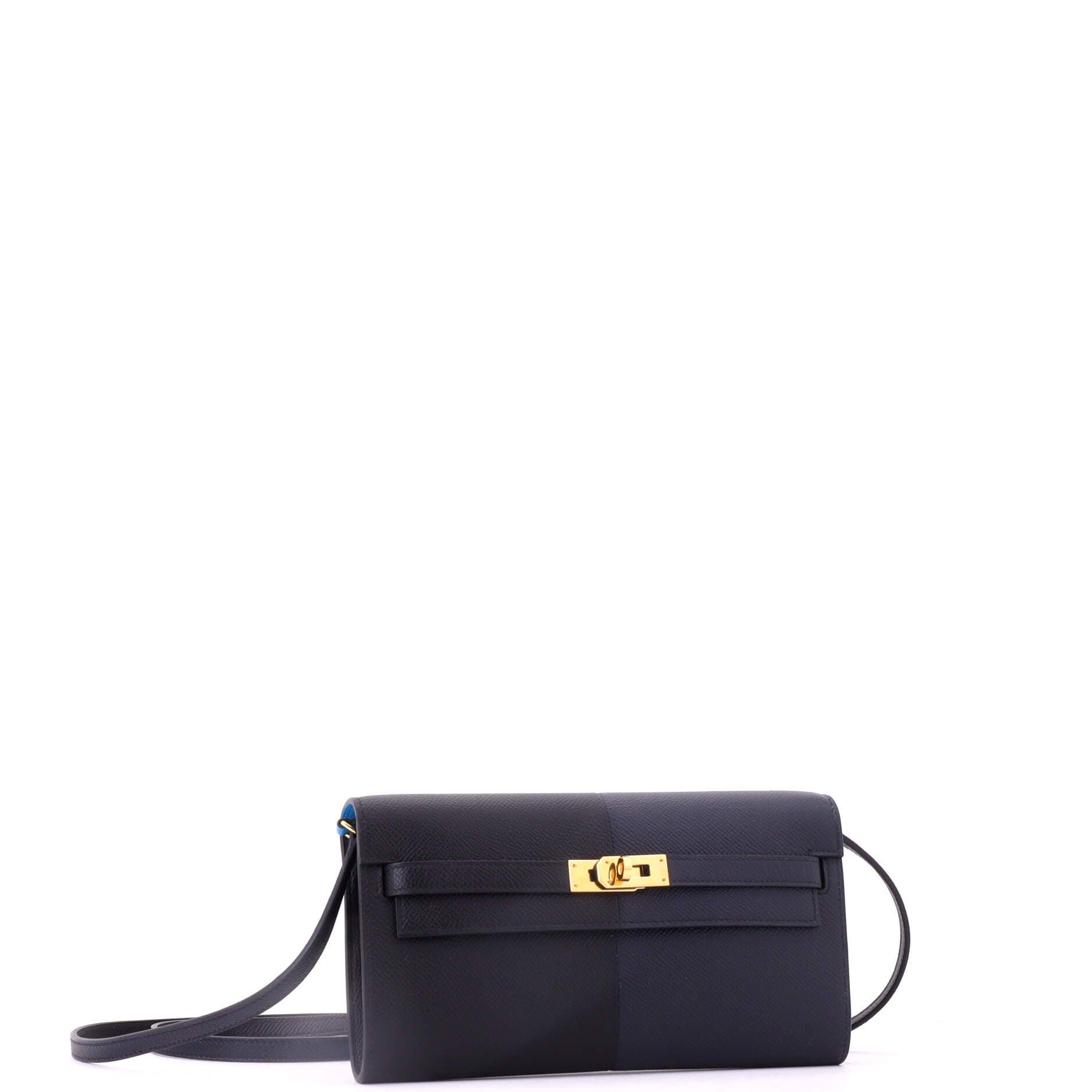Casaque Kelly To Go Wallet Epsom, Alternate, color, Blue