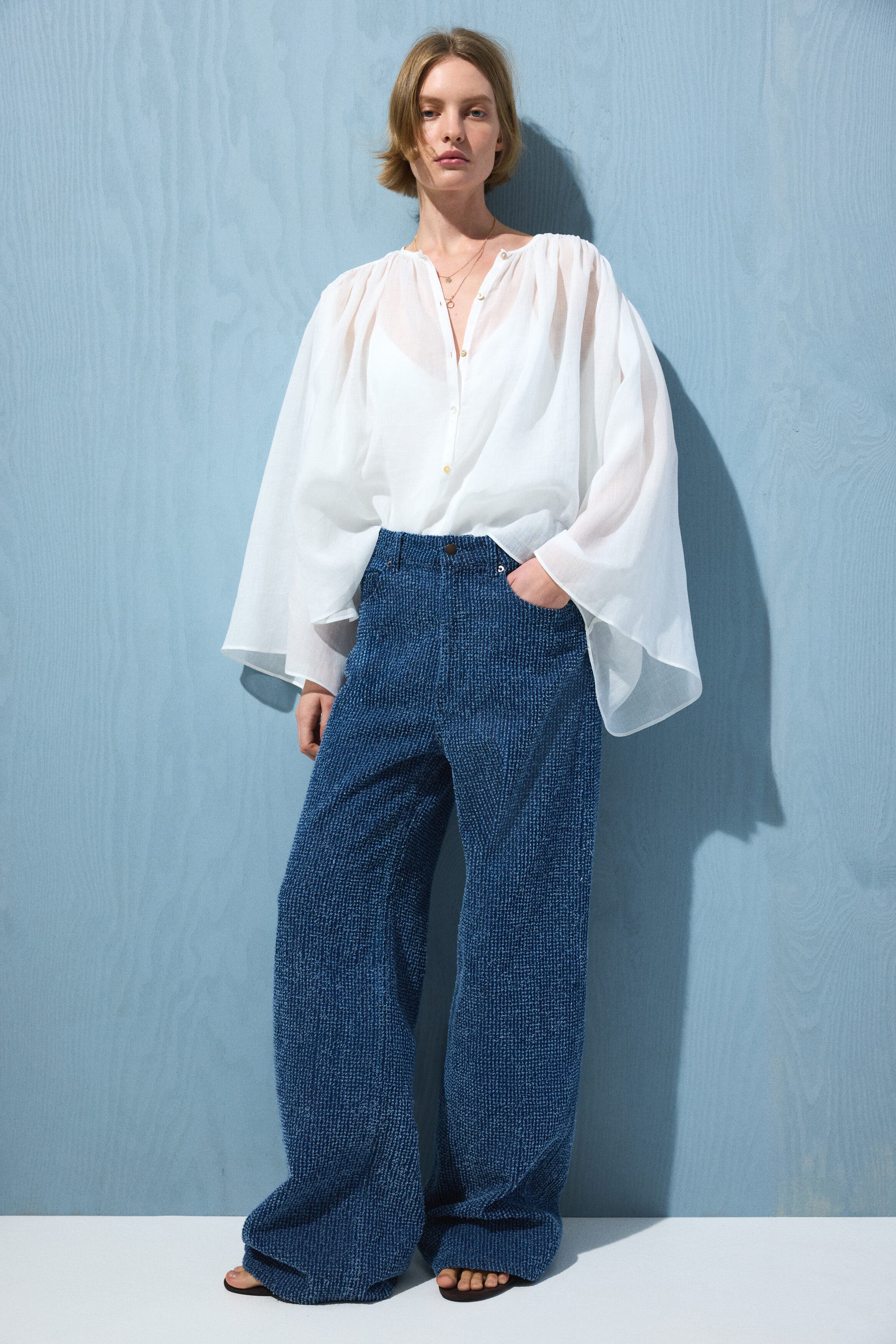 Boucle Bootcut High Waist Jeans - image 2