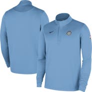 Nike Men's Nike  Light Blue Memphis Grizzlies 2025/26 City Edition Remix Authentic Coaches Dri-FIT Half-Zip Top