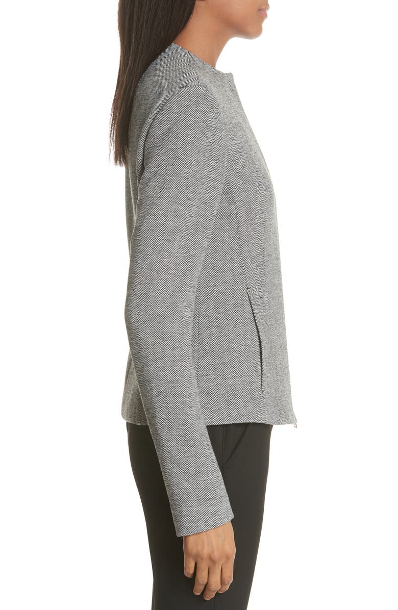 Theory Sculpted Chevron Jacket, Alternate, color,