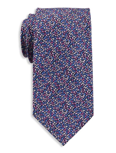 Big & Tall Summer Leaves Tie
