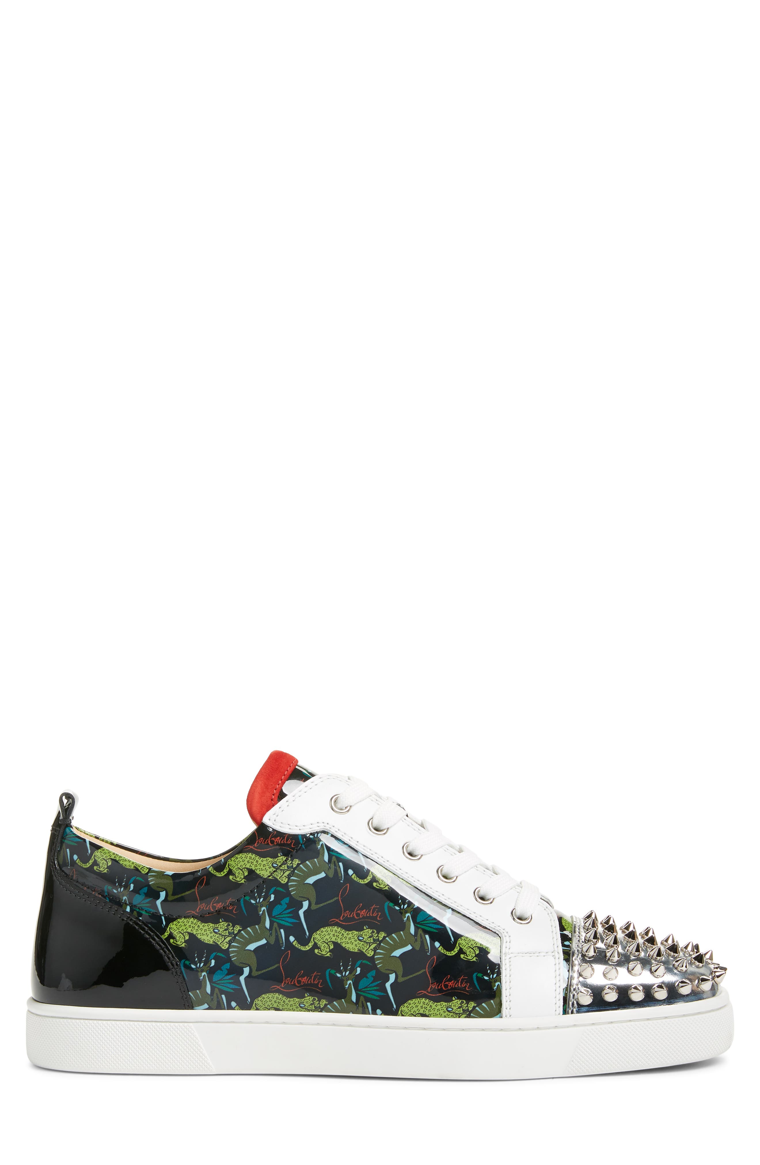 Christian Louboutin Louis Spikes Junior Low Top Sneaker, Alternate, color, 