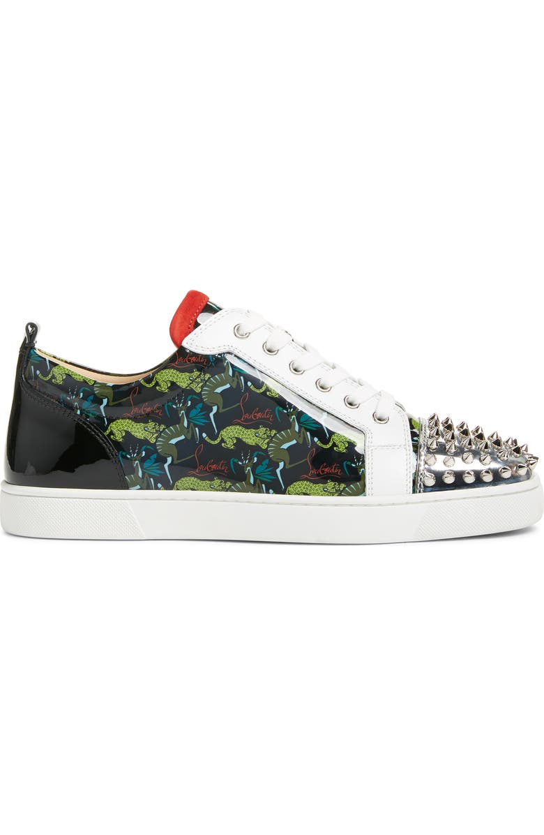 Christian Louboutin Louis Spikes Junior Low Top Sneaker, Alternate, color,