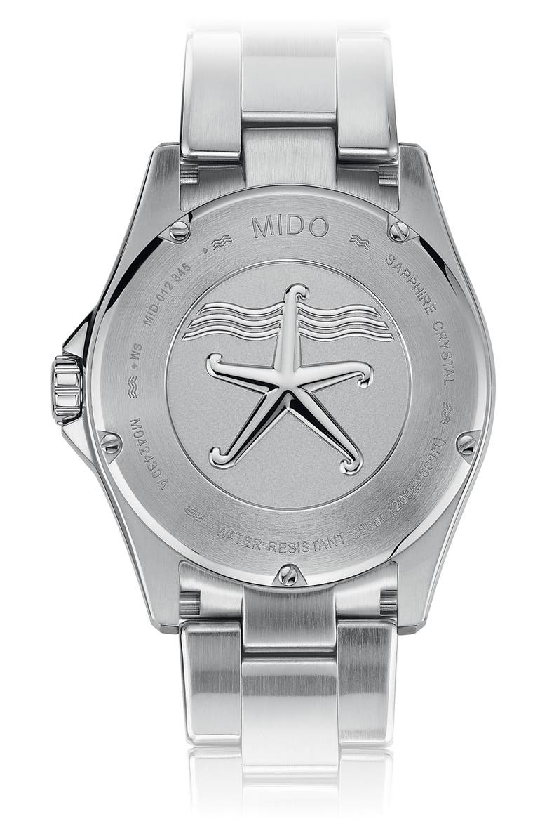 MIDO Ocean Star 200C Automatic Bracelet Watch, 42.5mm, Alternate, color, Black