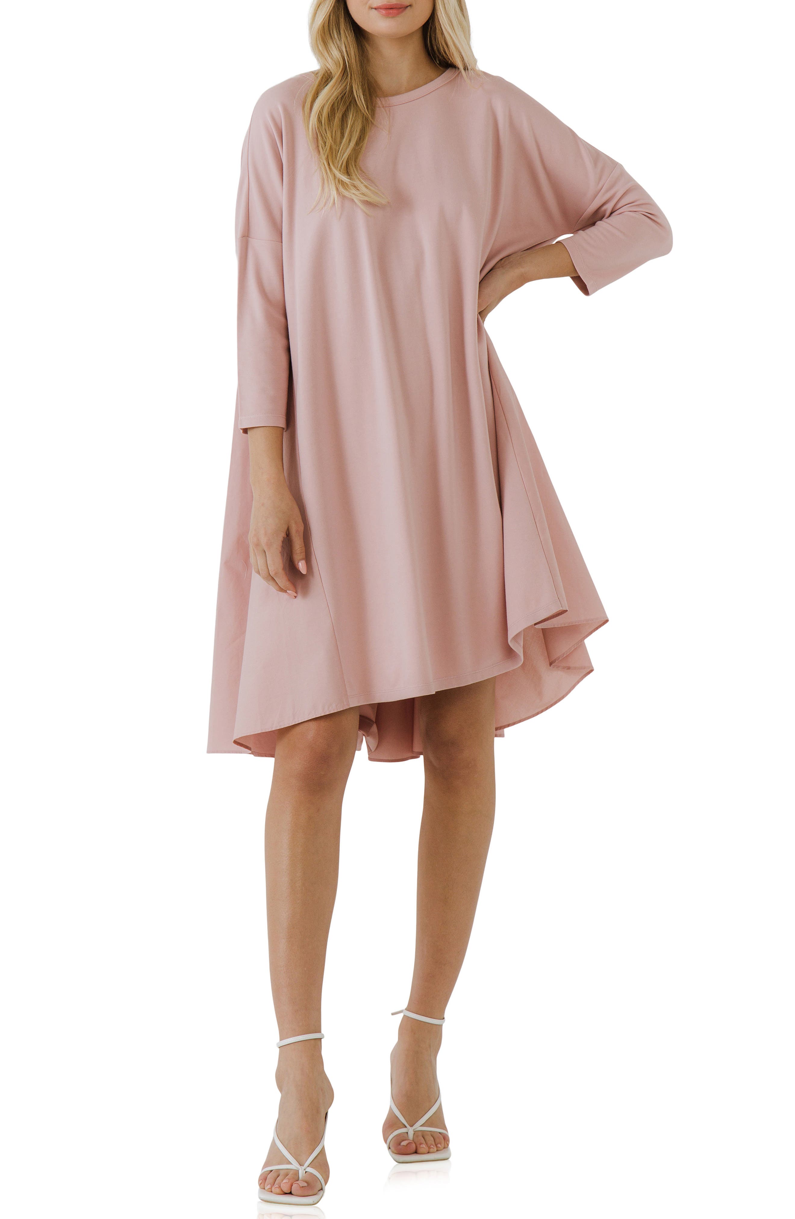 High Low Shift Minidress