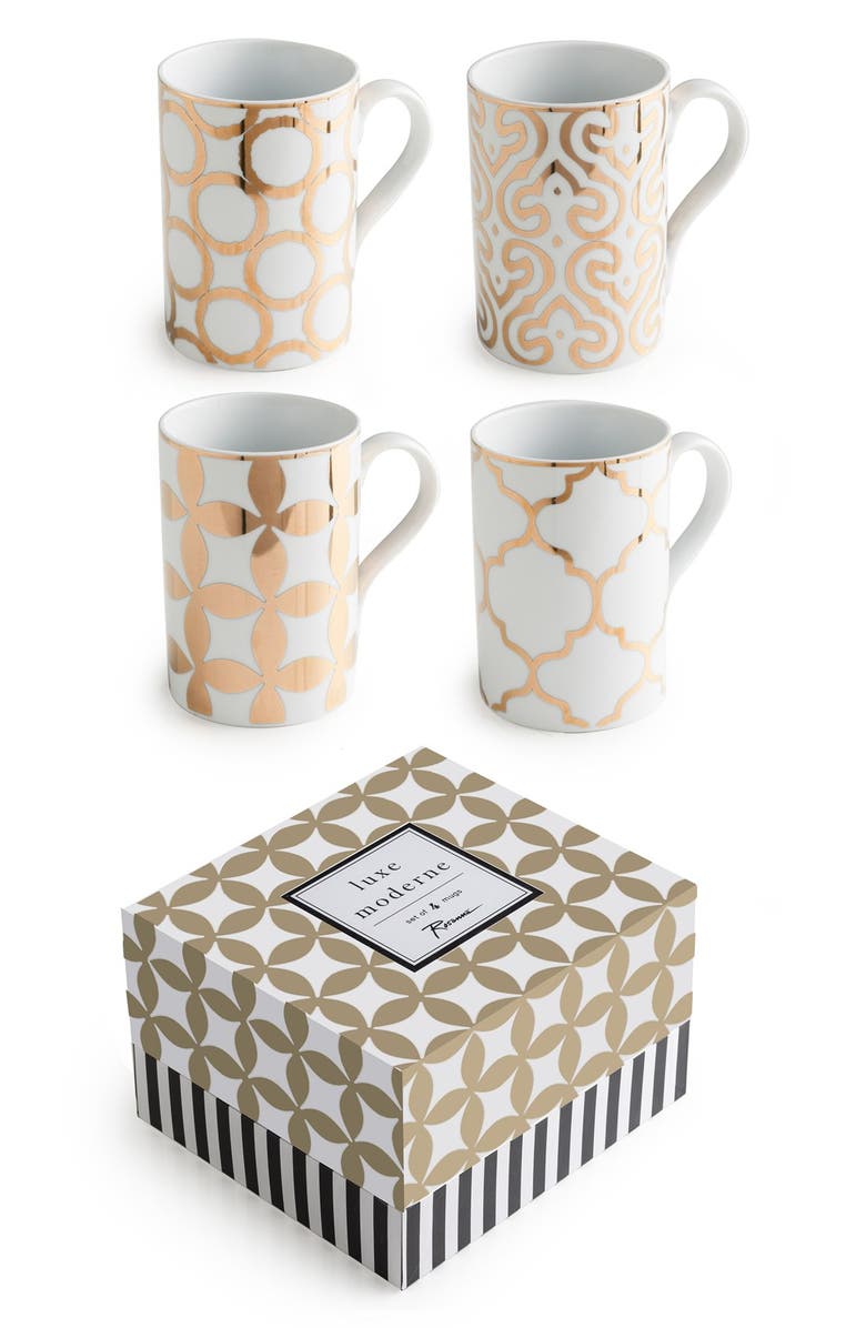 Rosanna 'Luxe Moderne' Coffee Mugs, Main, color,