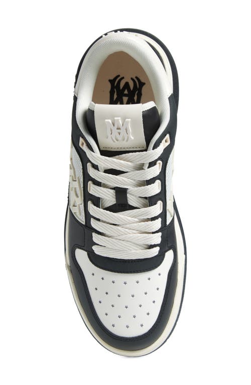 Amiri 'ma Quand' Black And White Low Top Sneakers With Logo Patch On The Tongue And Logo Lettering On The In Black