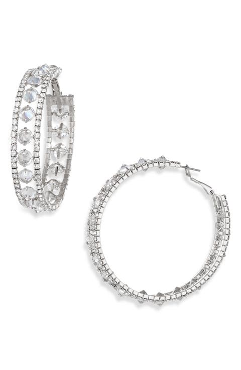 CZ Hoop Earrings